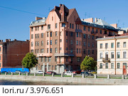 Набережная реки Фонтанки, 159 - Дом К. И. Капустина. Санкт-Петербург (2012 год). Стоковое фото, фотограф Александр Щепин / Фотобанк Лори