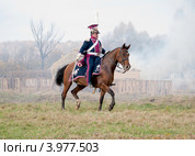 Французский улан. Малоярославец (2012 год). Редакционное фото, фотограф Сергей Великанов / Фотобанк Лори