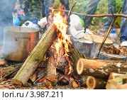 Походная кухня. Стоковое фото, фотограф Алёшина Оксана / Фотобанк Лори