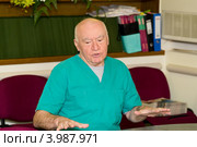 Лео Антонович Бокерия, ведущий кардиохирург России (2012 год). Редакционное фото, фотограф Михаил Ворожцов / Фотобанк Лори