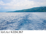 Филиппины. Морской пейзаж с островом Себу (2012 год). Стоковое фото, фотограф Сергей Дубров / Фотобанк Лори