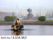 Петергоф. Верхний сад. Фонтан "Межеумный" (2012 год). Редакционное фото, фотограф Литвяк Игорь / Фотобанк Лори
