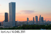 Вечер в  Москве (2012 год). Стоковое фото, фотограф Pukhov K / Фотобанк Лори
