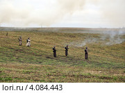 Реконструкция сражения под Красным. 18 ноября 2012 года. Редакционное фото, фотограф Владимир Боханов / Фотобанк Лори