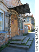 Купеческая улочка у магазина Зязиной. Город Ирбит (2012 год). Стоковое фото, фотограф Анатолий Матвейчук / Фотобанк Лори