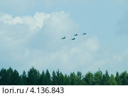 Су-27 flanker, истребительная авиационная группа (2012 год). Редакционное фото, фотограф Сергей Буторин / Фотобанк Лори