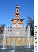 Италия, Милан, замок Сфорца (Сфорцеско) (2013 год). Редакционное фото, фотограф Овчинникова Ирина / Фотобанк Лори