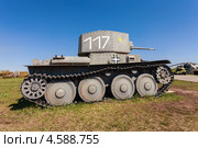 Лёгкий танк PzKpfW 38(t) (2013 год). Редакционное фото, фотограф FotograFF / Фотобанк Лори