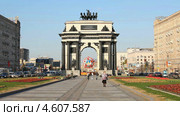 Москва. Триумфальная арка (2013 год). Редакционное видео, видеограф Юрий Кирсанов / Фотобанк Лори