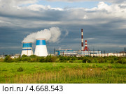 Правобережная ТЭЦ. Санкт-Петербург (2013 год). Редакционное фото, фотограф Александр Щепин / Фотобанк Лори
