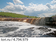 Тосненский (Гертовский) водопад. Ленинградская область. Стоковое фото, фотограф Румянцева Наталия / Фотобанк Лори