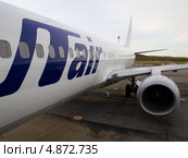 Фюзеляж самолета Боинг 737, авиакомпании "Ютейр" (2013 год). Редакционное фото, фотограф Вячеслав Палес / Фотобанк Лори
