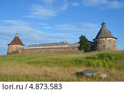 Крепостные стены Соловецкого монастыря (2013 год). Редакционное фото, фотограф Овчинникова Ирина / Фотобанк Лори