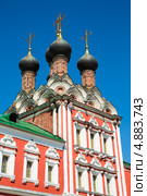 Церковь Николая Чудотворца, что у Таганских ворот (2013 год). Стоковое фото, фотограф Михаил Ворожцов / Фотобанк Лори