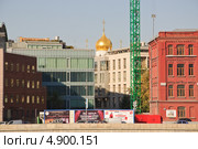 Архитектура на Пречистенской набережной (2010 год). Редакционное фото, фотограф Алёшина Оксана / Фотобанк Лори