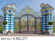 Ворота Екатерининского дворца в Пушкине (2012 год). Редакционное фото, фотограф Ready-made / Фотобанк Лори