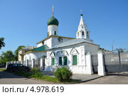 Церковь Дмитрия Солунского в Ярославле,17 век, Золотое кольцо России (2013 год). Стоковое фото, фотограф Овчинникова Ирина / Фотобанк Лори