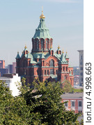 Финляндия. Хельсинки. Собор Успения Пресвятой Богородицы (2013 год). Стоковое фото, фотограф Александр Тарасенков / Фотобанк Лори