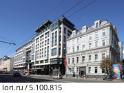 Москва, гостиница «Интерконтиненталь Москва Тверская» на Тверской (2013 год). Редакционное фото, фотограф Дмитрий Неумоин / Фотобанк Лори
