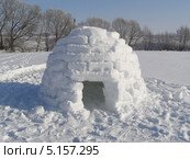 Иглу. Дом из снега. Стоковое фото, фотограф Александра Лукашина / Фотобанк Лори