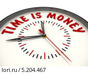 Time is money. Часы с надписью. Стоковая иллюстрация, иллюстратор WalDeMarus / Фотобанк Лори
