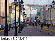 Рождественская улица в Нижнем Новгороде (2013 год). Редакционное фото, фотограф Igor Lijashkov / Фотобанк Лори