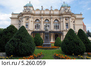 Старый театр имени Юлиуша Словацкого. Краков (2013 год). Стоковое фото, фотограф Виктор Филиппович Погонцев / Фотобанк Лори