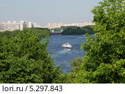 Вид на Москву из Коломенского парка (2010 год). Стоковое фото, фотограф lana1501 / Фотобанк Лори