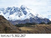 Непал, Гималаи, горный пейзаж в районе Кхумбу (2013 год). Стоковое фото, фотограф Овчинникова Ирина / Фотобанк Лори