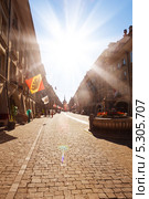 Улица Marktgasse в Берне (2013 год). Стоковое фото, фотограф Сергей Новиков / Фотобанк Лори