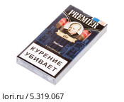 Пачка сигарил "PREMIER" (2011 год). Редакционное фото, фотограф Александр Щепин / Фотобанк Лори