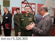 Заседание Общественного совета при министерстве обороны Российской Федерации в областном военкомате города Железнодорожный (2013 год). Редакционное фото, фотограф Дмитрий Неумоин / Фотобанк Лори