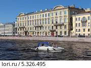 Санкт-Петербург, дом Безобразовых — Доходный дом Н. И. Яфа, набережная Фонтанки, 24, архитектор Яфа Л. Ф., 1882 год (2013 год). Редакционное фото, фотограф Игорь Долгов / Фотобанк Лори