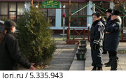 Милиция на протестной акции в Днепропетровске (2013 год). Редакционное видео, видеограф Потийко Сергей / Фотобанк Лори