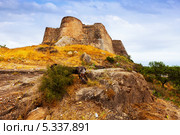 Замок Сагунто (Sagunto) летом. Испания (2013 год). Стоковое фото, фотограф Яков Филимонов / Фотобанк Лори