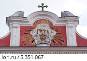 Церковь Божией Матери Неустанной Помощи и св. Марии Магдалины -один из главных римско-католических храмов Познани (2013 год). Стоковое фото, фотограф Виктор Филиппович Погонцев / Фотобанк Лори