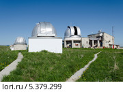 Кавказская горная обсерватория, гора Эльбрус (2012 год). Редакционное фото, фотограф Борис Останкович / Фотобанк Лори