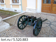 Старинная пушка в усадьбе Архангельское (2013 год). Редакционное фото, фотограф Глазков Владимир / Фотобанк Лори