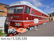 Тепловоз ТЭП80- 0002 на Варшавском вокзале в Санкт-Петербурге (2013 год). Редакционное фото, фотограф Абрамов Роман Николаевич / Фотобанк Лори