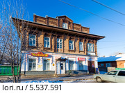 Город Бежецк. Дом купцов Постниковых (2014 год). Редакционное фото, фотограф Сергей Лаврентьев / Фотобанк Лори