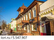 Город Бежецк. Дом купца Трусова (2014 год). Редакционное фото, фотограф Сергей Лаврентьев / Фотобанк Лори