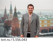 Актер Бредли Купер (2014 год). Редакционное фото, фотограф Сергей Сухоруков / Фотобанк Лори