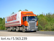 Грузовик Scania R420 (2008 год). Редакционное фото, фотограф Art Konovalov / Фотобанк Лори