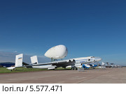 Международный авиационно-космический салон МАКС-2013. ВМ-Т «Атлант» (он же 3М-Т, «3М, транспортный») — тяжёлый транспортный самолёт ОКБ Мясищева. Редакционное фото, фотограф Игорь Долгов / Фотобанк Лори