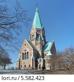 Церковь Софии в Стокгольме, Швеция (2011 год). Стоковое фото, фотограф Михаил Марковский / Фотобанк Лори