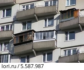Фрагмент жилого дома, проспект Мира, 184к2 в Москве (2012 год). Стоковое фото, фотограф lana1501 / Фотобанк Лори