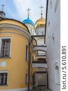 Новоспасский монастырь (ракурс), Москва (2014 год). Стоковое фото, фотограф Михаил Широков / Фотобанк Лори