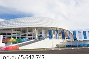 Олимпийский стадион "Фишт" в Олимпийском парке в Сочи (2014 год). Редакционное фото, фотограф Олег Хархан / Фотобанк Лори