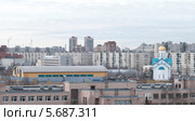 Храм Святого преподобного Серафима Вырицкого в Купчино. Санкт-Петербург (2014 год). Стоковое фото, фотограф Румянцева Наталия / Фотобанк Лори