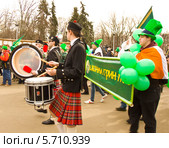 День Святого Патрика в Москве 2014. Редакционное фото, фотограф ИВА Афонская / Фотобанк Лори